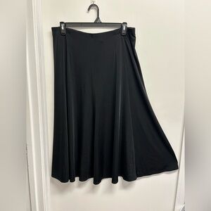 Easywear by Chico’s Long  Black Women's Skirt
